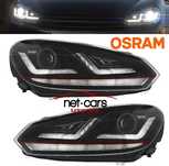 Reflektory lampy przód przednie VW GOLF 6 VI OSRAM LED Xenon GTI Red