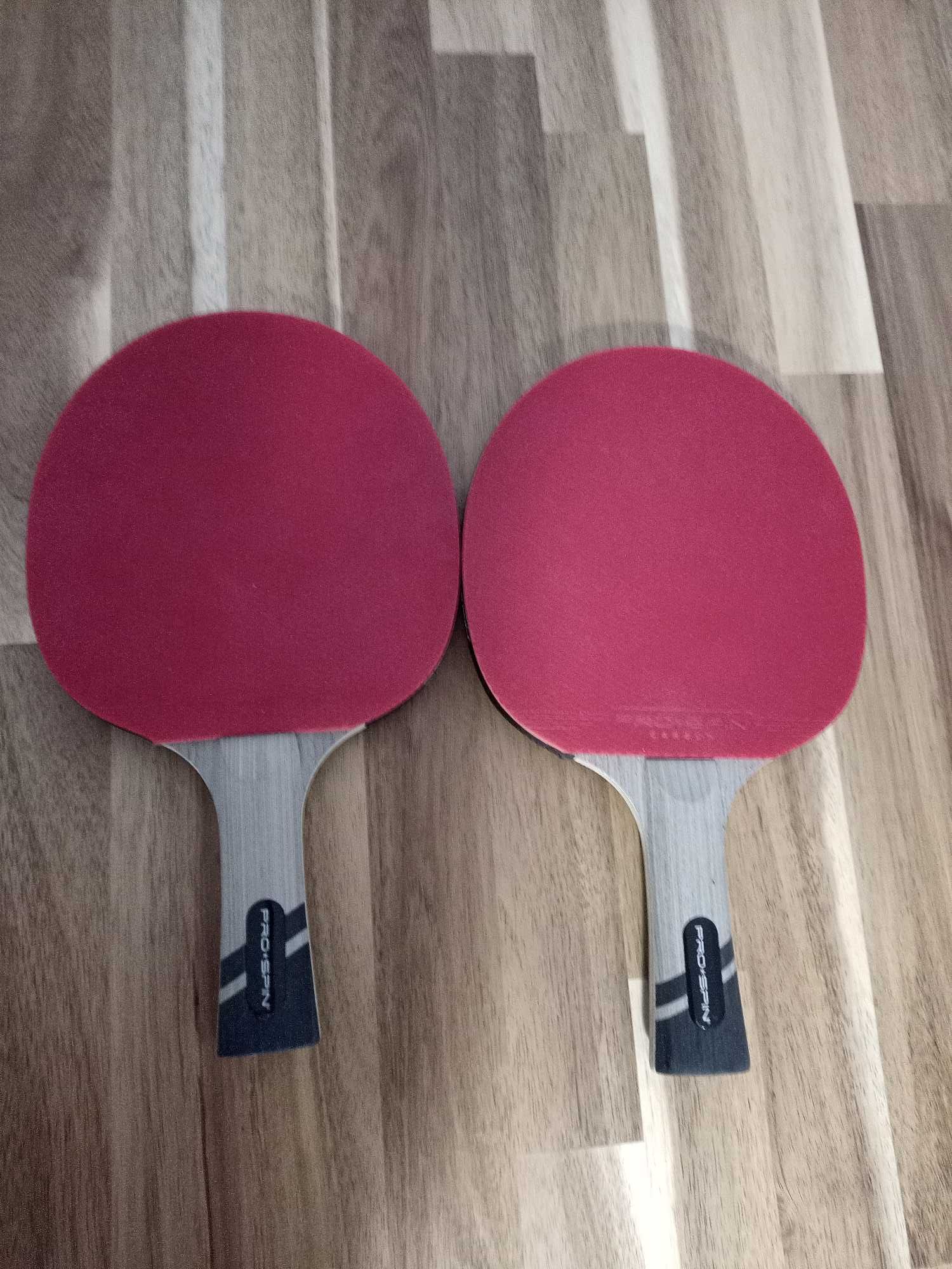 PRO-SPIN 2 paddles+24 balls set novo / raquetes +bolas novas ping pong