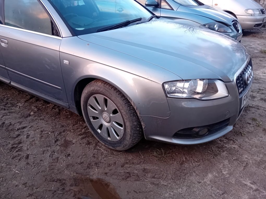 Audi a4 b7 2.0tdi ly7g kompletny przód sline maska zderzak
