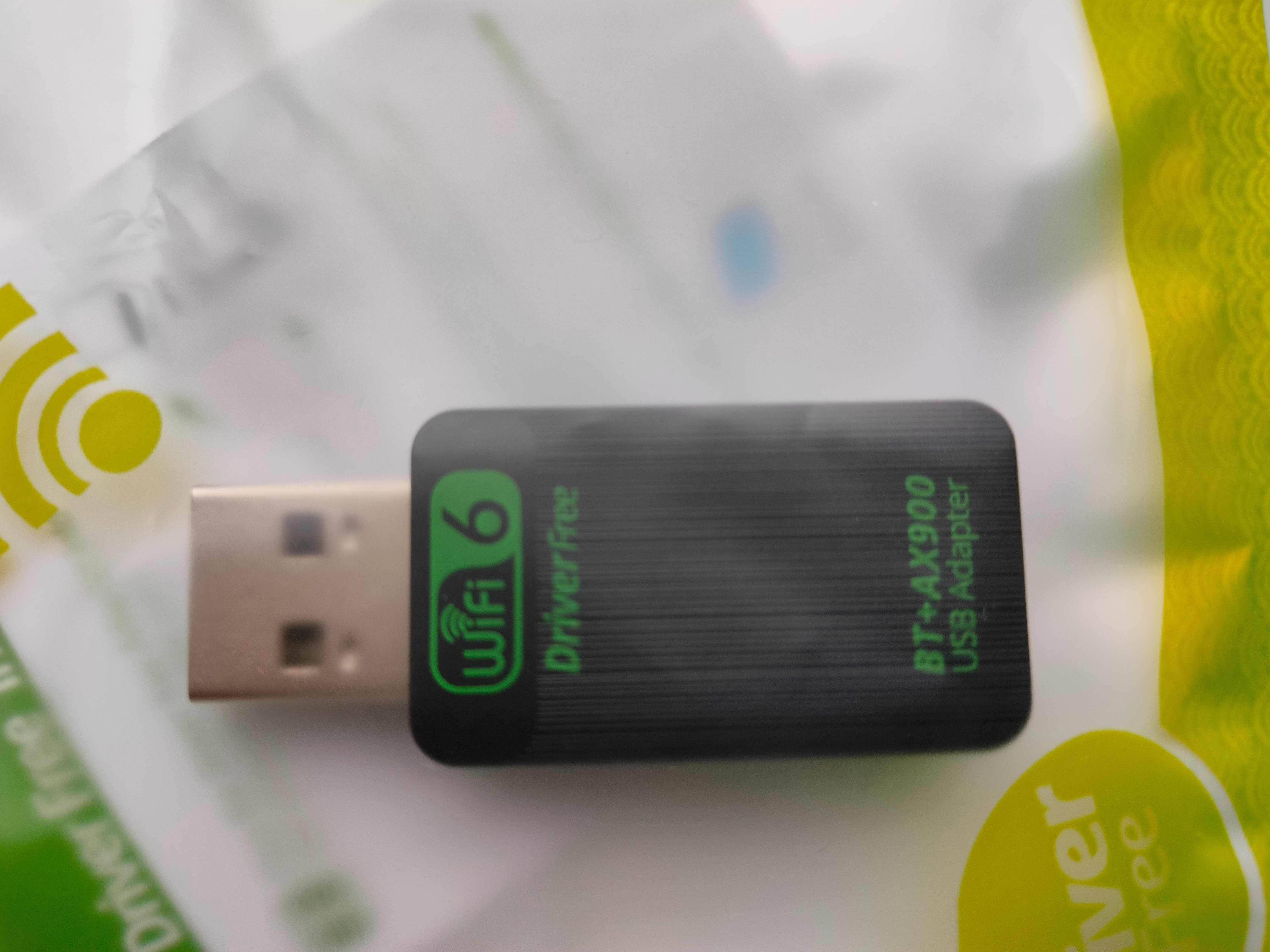 Дводіапазонний USB адаптер Wi-Fi 6, AX900 2.4/5ГГц+Bluetooth 5.4, Нове