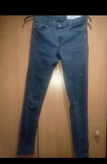 Czarne jeansy skinny fit esmara 38