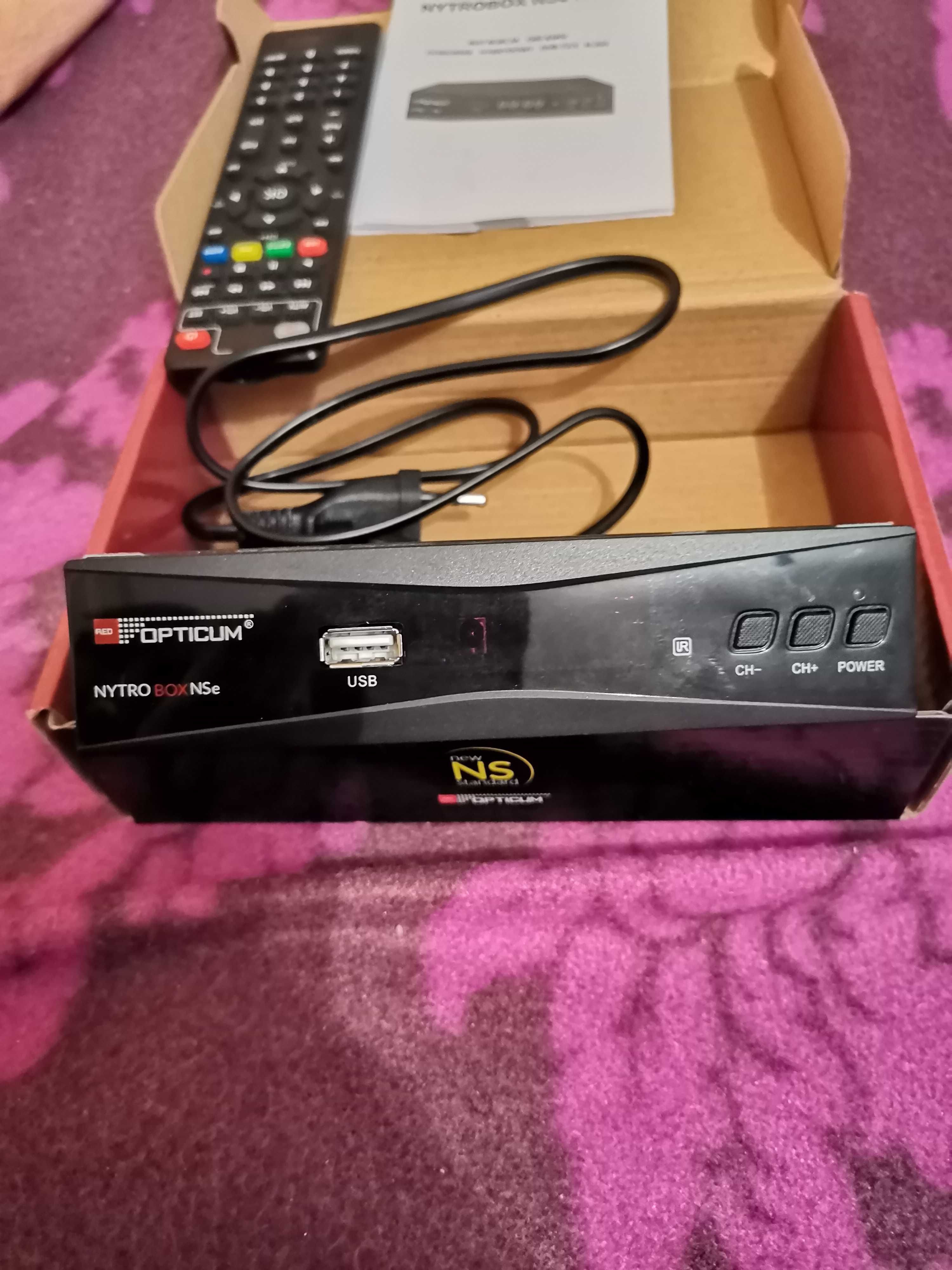 OPTICUM NYTROBOX NSe dekoder tuner HD TV naziemnej DVB-T2 H.265 HEVC