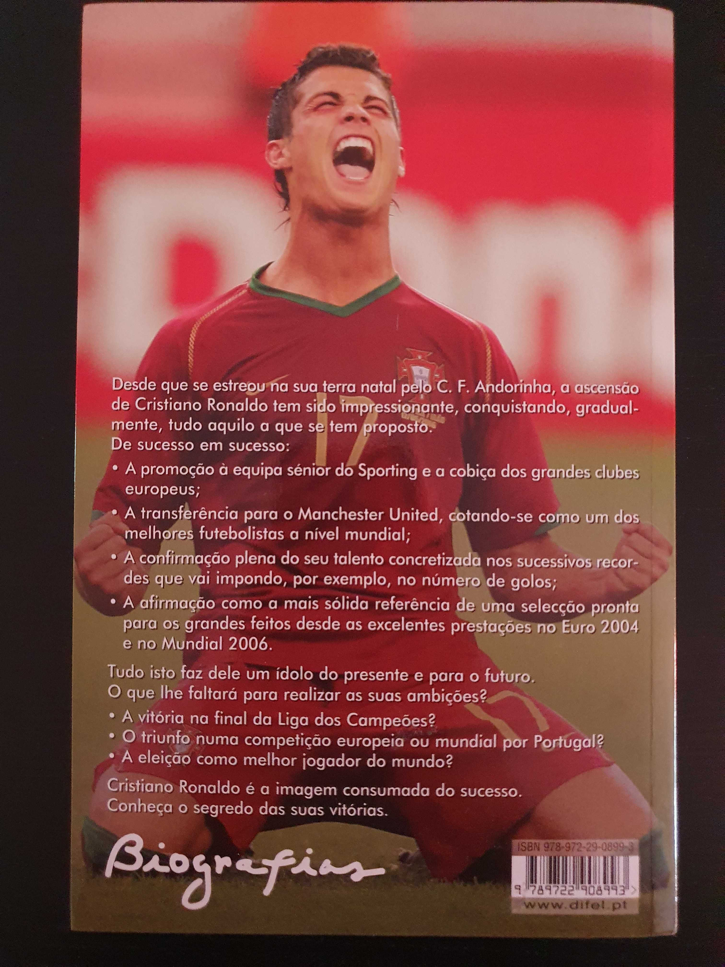 Livro Cristiano Ronaldo CR7, de Tom Oldfield