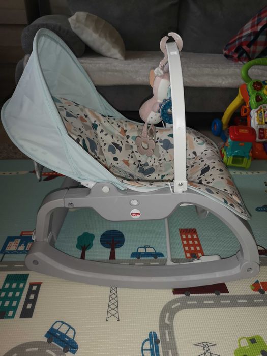 Leżaczek dla dziecka, niemowlaka, fisher price
