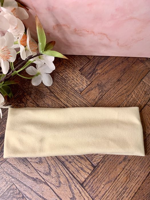 Opaska materiałowa kremowa