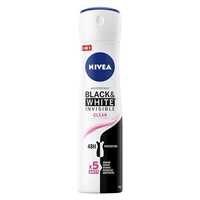 Nivea Blackwhite Invisible Clear Antyperspirant Spray 150Ml (P1)