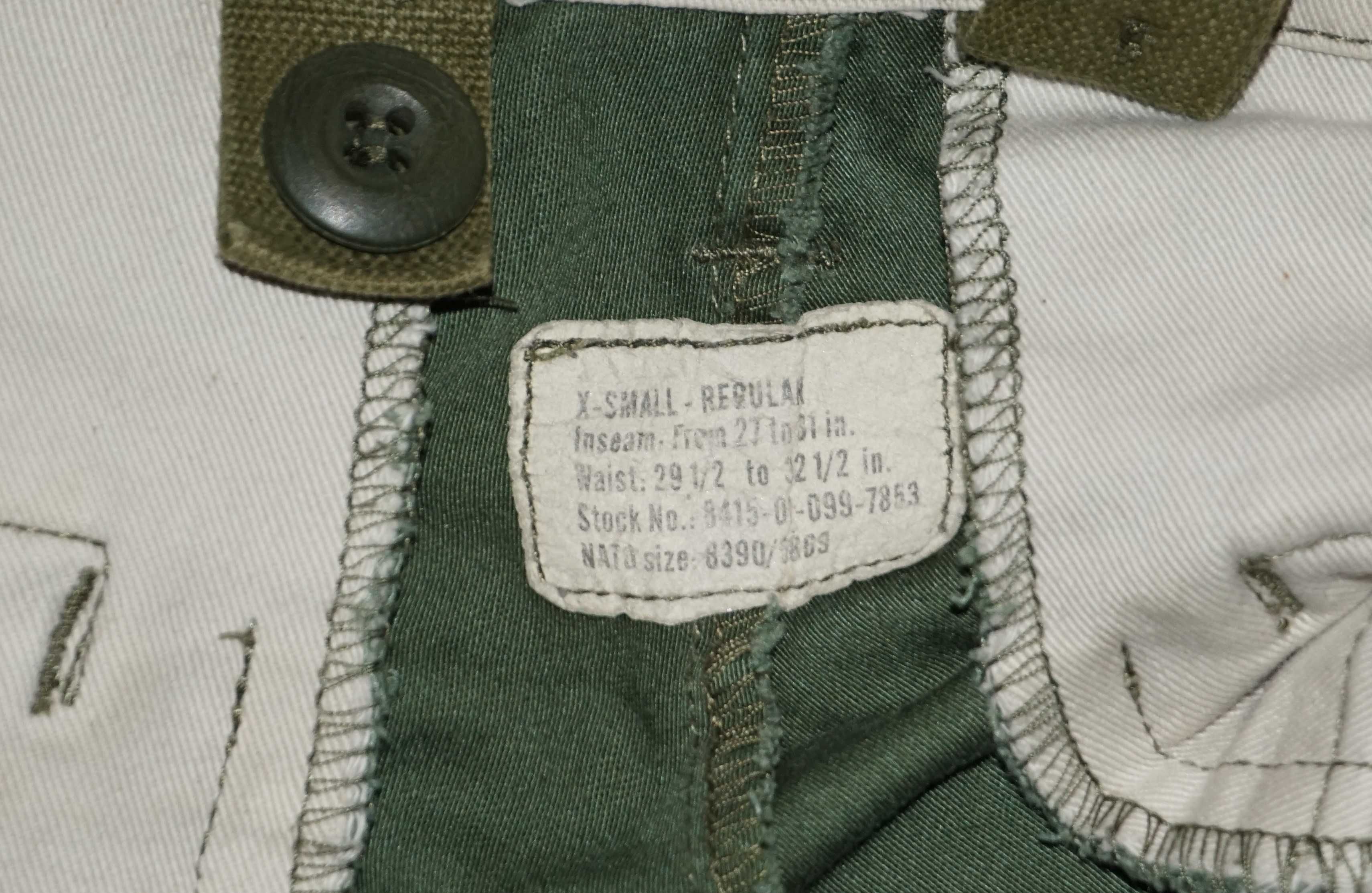 spodnie M-65 oliv small-regular