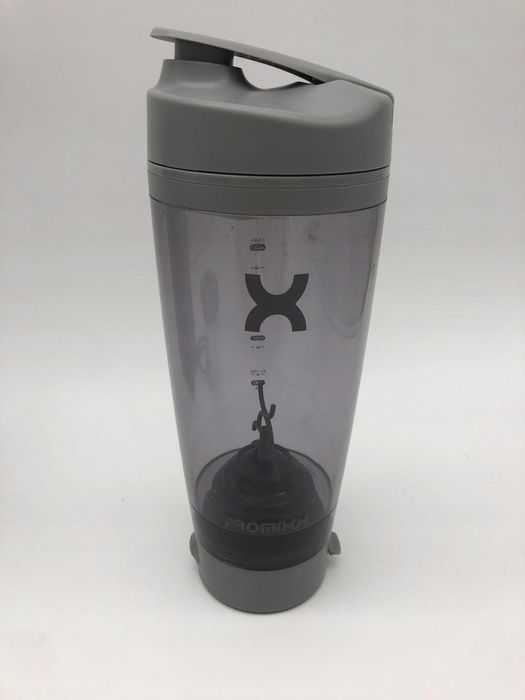 Elektryczny shaker PROMiXX Pro 600ml do koktajli BPA-free srebrny