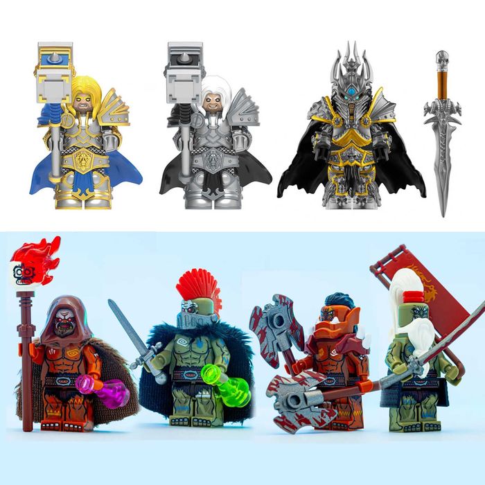 Мініфігурки Лего Різні серії WarCraft Marvel nexo knights  Lego