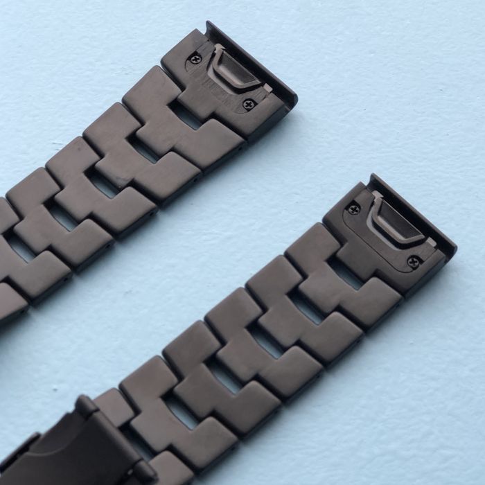 Титановий ремінець Garmin 22/26mm quick fit браслет ремешок гармин