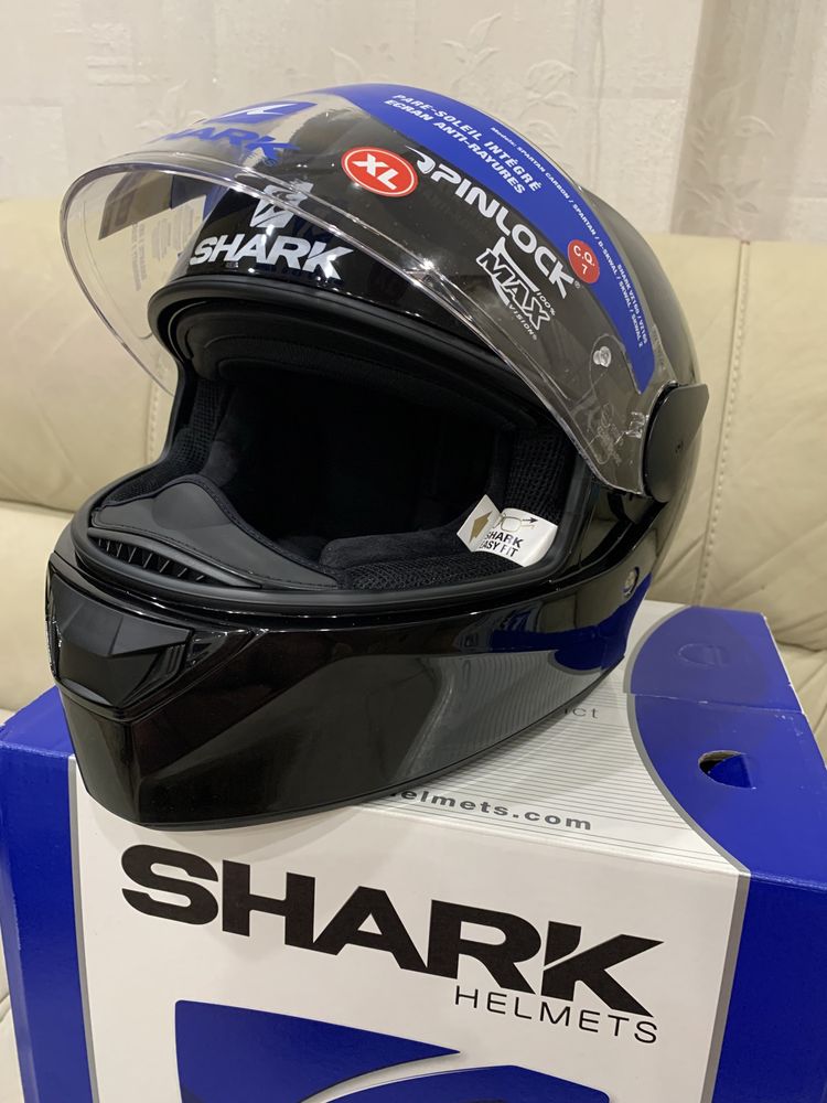 шлем Shark D-Skwal 2 Black XL 61-62 смновый очки пинлок чехол оригинал