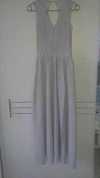 Elegancka sukienka S. Moriss, długa, XS/S,  wesele