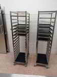 Carro inox tabuleiros 60x40