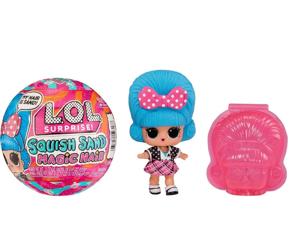 Шар Lol Surprise Squish Sand Magic Hair Tots