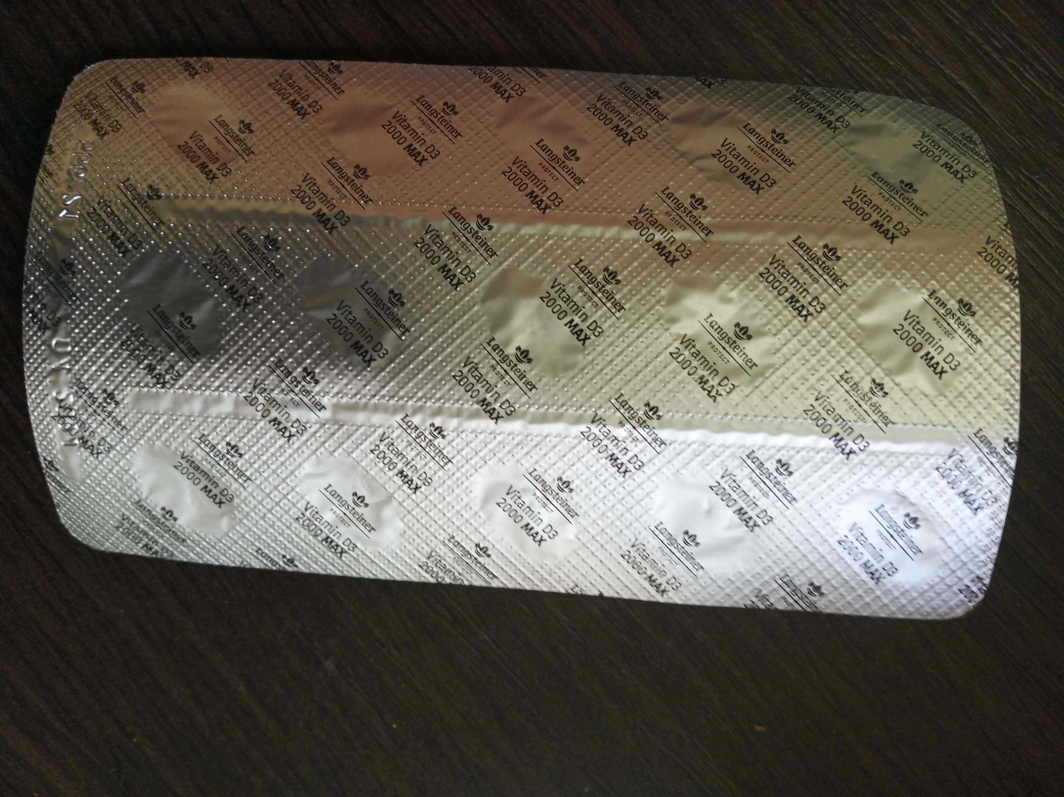 ДД "Vinamin D3 2000 MAX". Дієтична добавка. Польща.