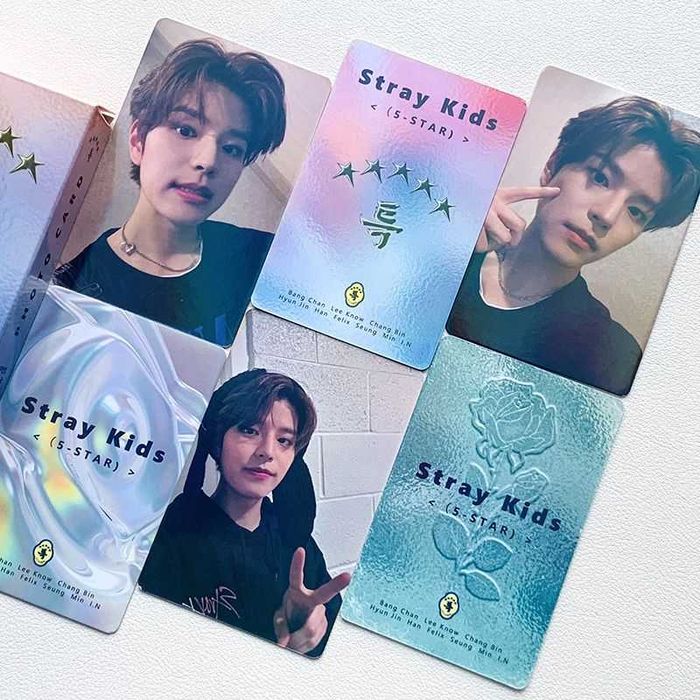 Набір кпоп голографічних карток Stray Kids №1, Стрей кідс