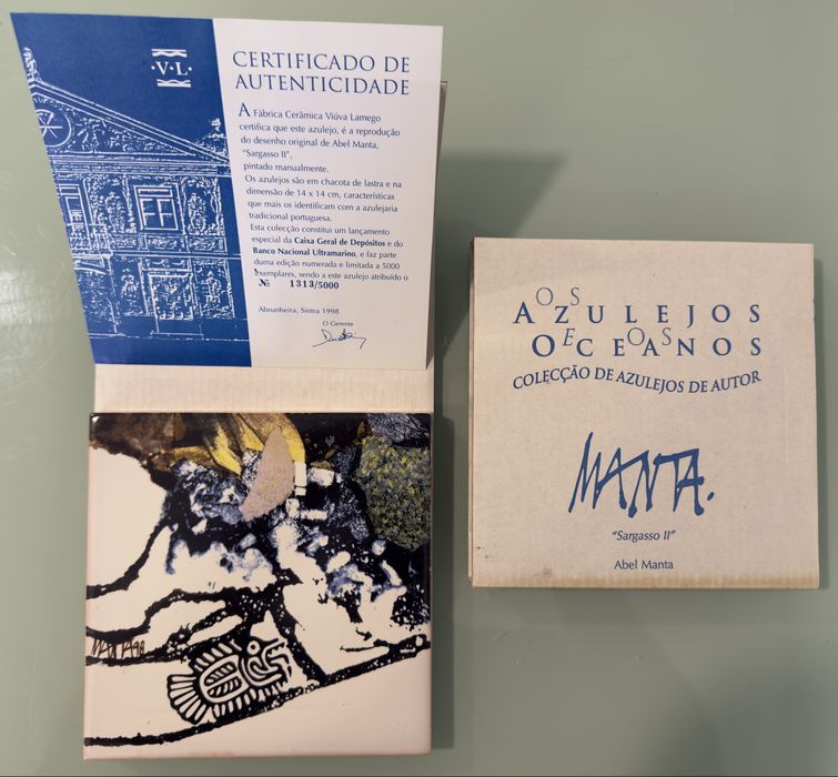 Azulejos Abel Manta - Sargasso II e III