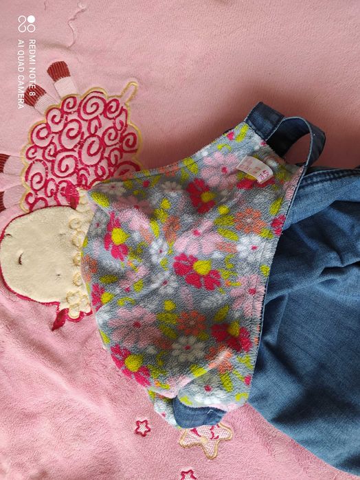 Теплий комбінезон, джинси, 4-5 років