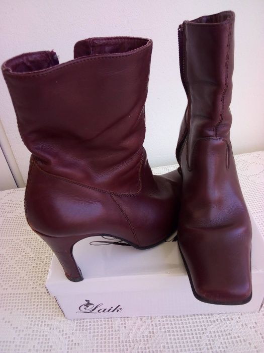 Botas bordeaux da Zara - Tamanho 39