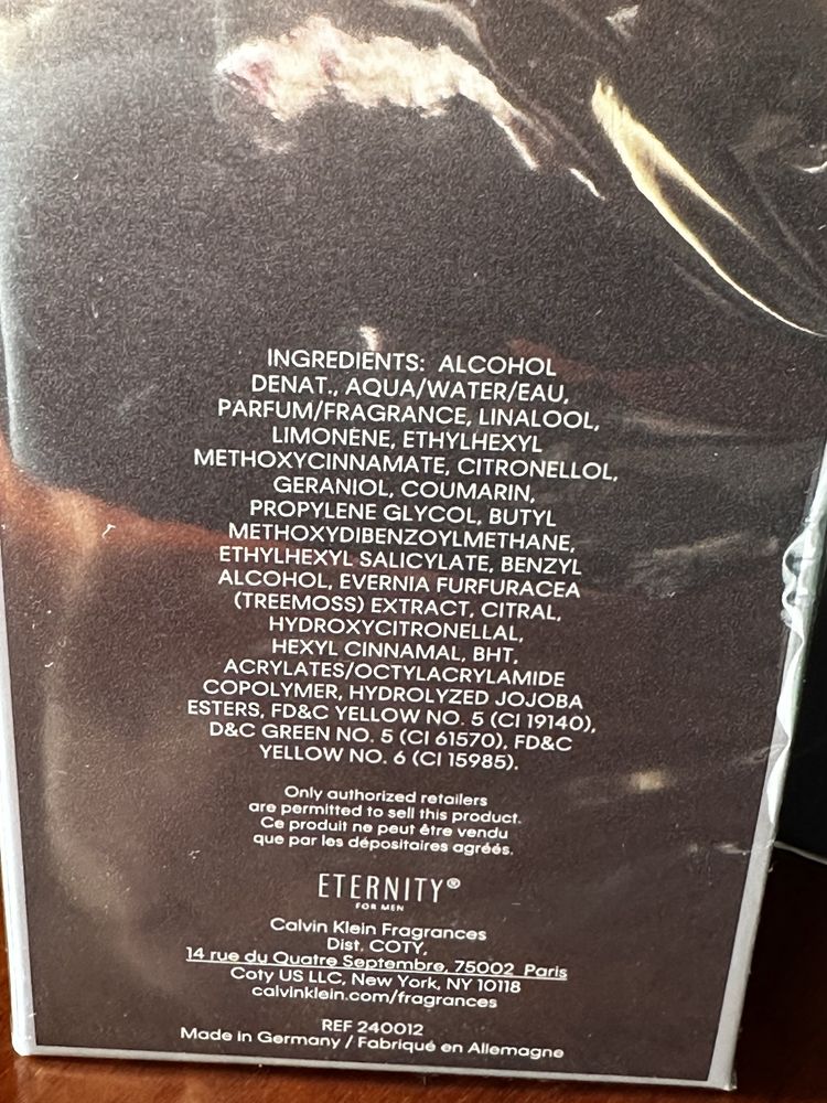 Calvin Klein eternity EDT 200ml perfumy for men
