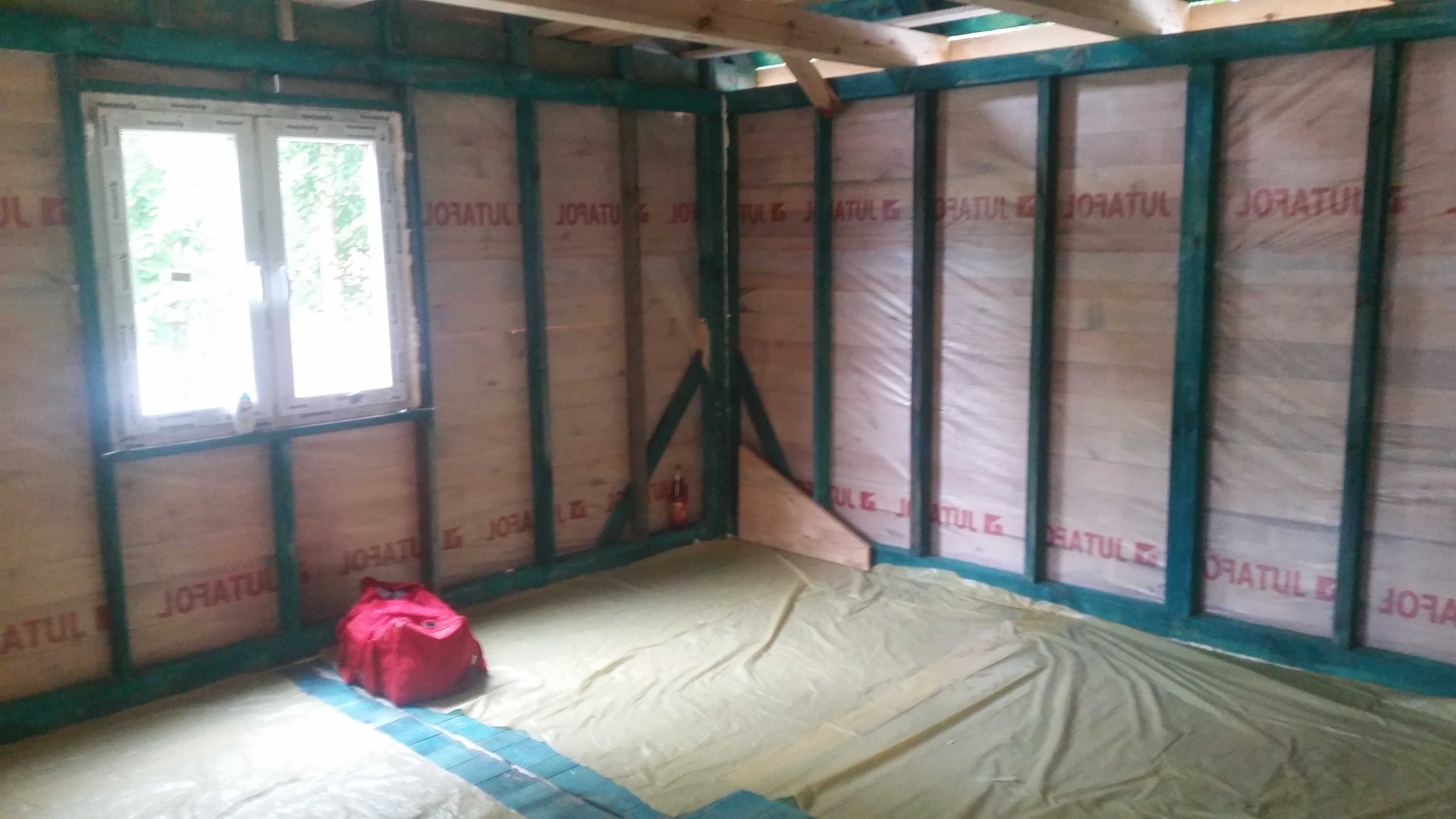 Domek letniskowy drewniany 5m x 5m plus 2m taras