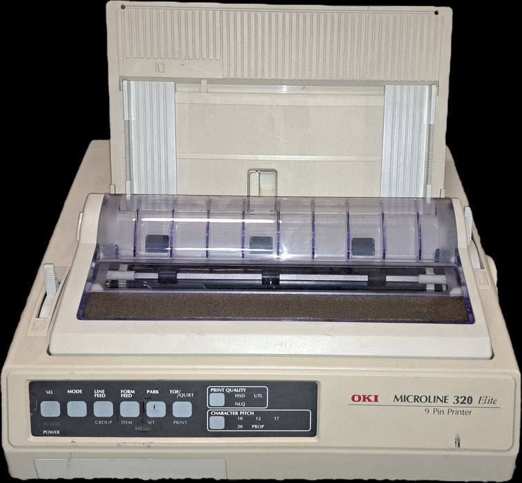 Drukarka Oki Microline 320 Elitę 9 PIN Printer wysoce wydajna drukarka