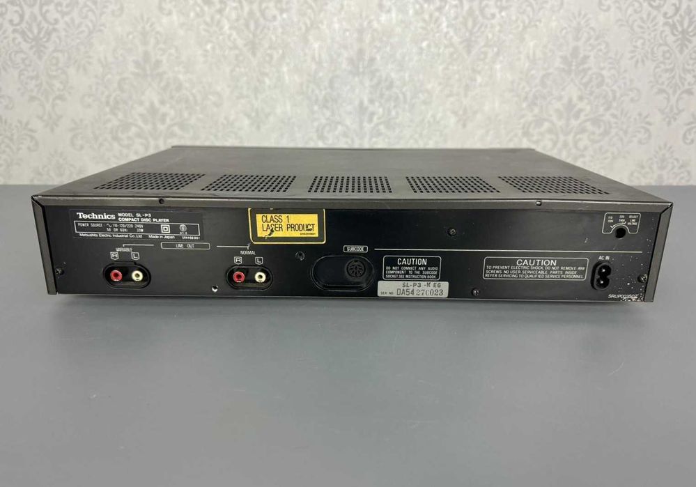 Odtwarzacz CD Technics SL-P3 Digital Mega Unikat Vintage 1985'