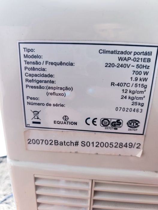 Ar condicionado usado
