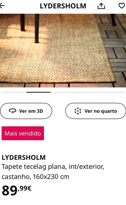 Tapete Lydersholm 160x230cm