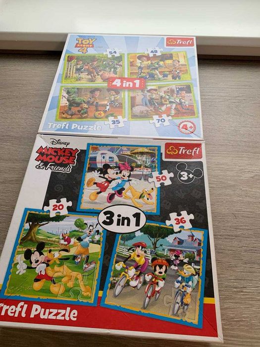 Пазли, набір пазлів на 5-6+ р. Castorland, ціна за всі 6 штук