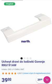 Uchwyt drzwi do lodówki Gorenje RK6191AW