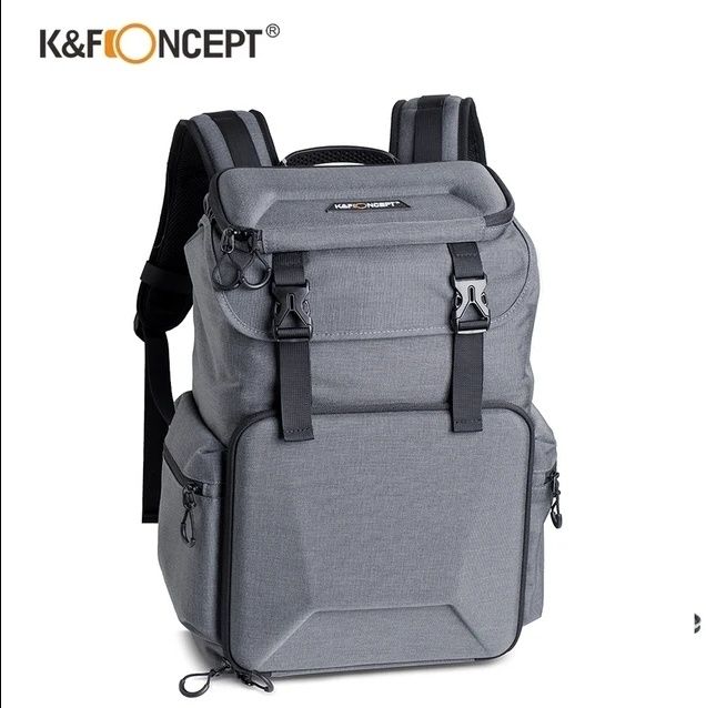 Plecak na aparat statyw laptop wodoodporny K&F Concept kolor szary