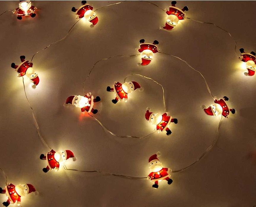 Guirlanda Pai Natal LED para interior 4,5m (NATAL)