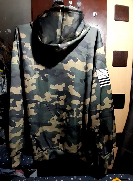 Ого-го какой размерчик худи комуфляж с капюшоном батал 6XL