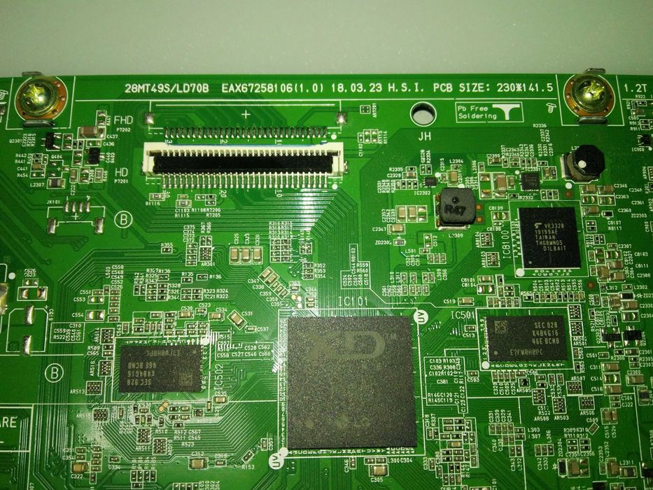 Mainboard LG smart tv 24TL510 S eax6 7 2 5 8 1 0 6