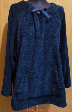 Кофта от пижамы домашняя теплая махровая NUT MEG р.54-56/до 170 3XL