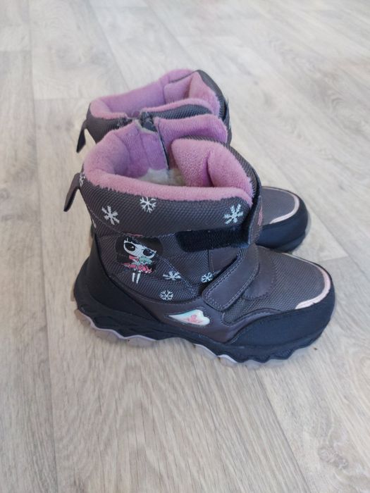 Термо сапоги на девочку 32 р-20,5