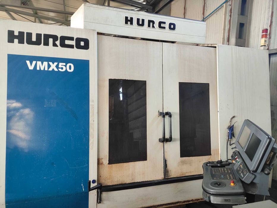 4-osiowe centrum obróbcze CNC Hurco VMX50, 2002 rok