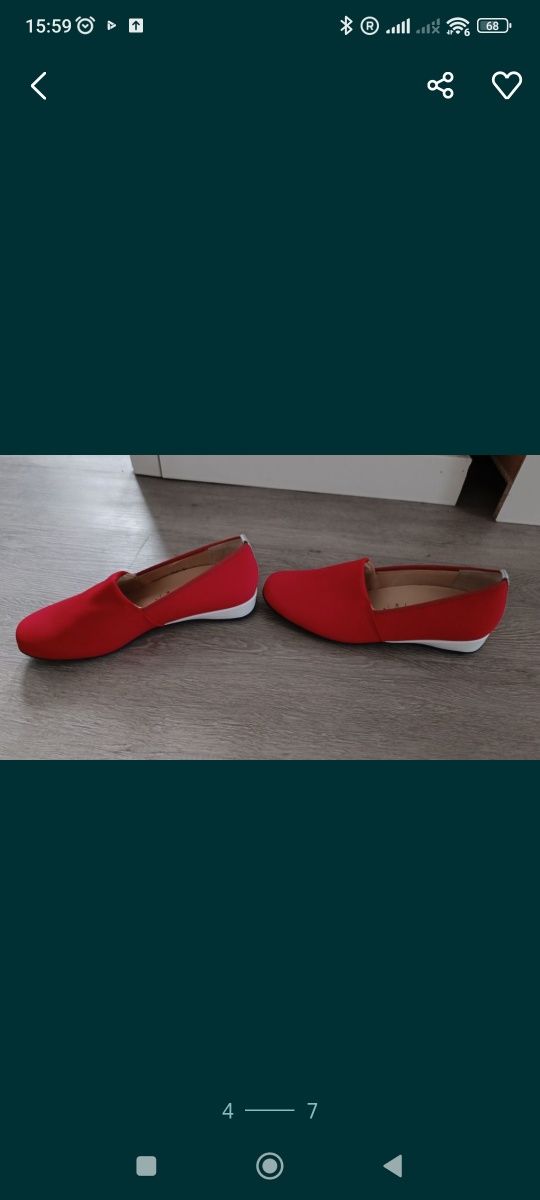 Продам женские мокасины 4 1/2р
