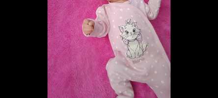 Pajac różowy kotka Marie, Primark 62