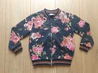 Bluza bomberka Zara 116 róże grafit