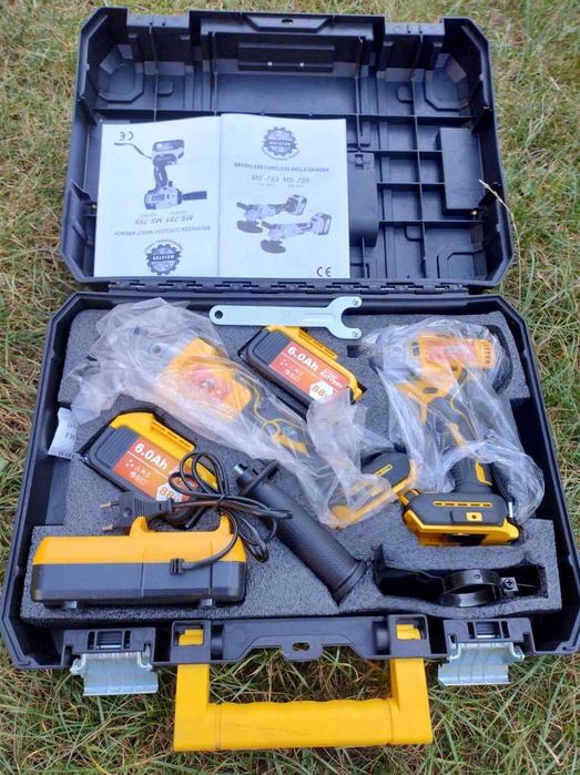 Zestaw Klucz udarowy + kątówka akumulatorowa MEISTER - NOWE  gwarancja