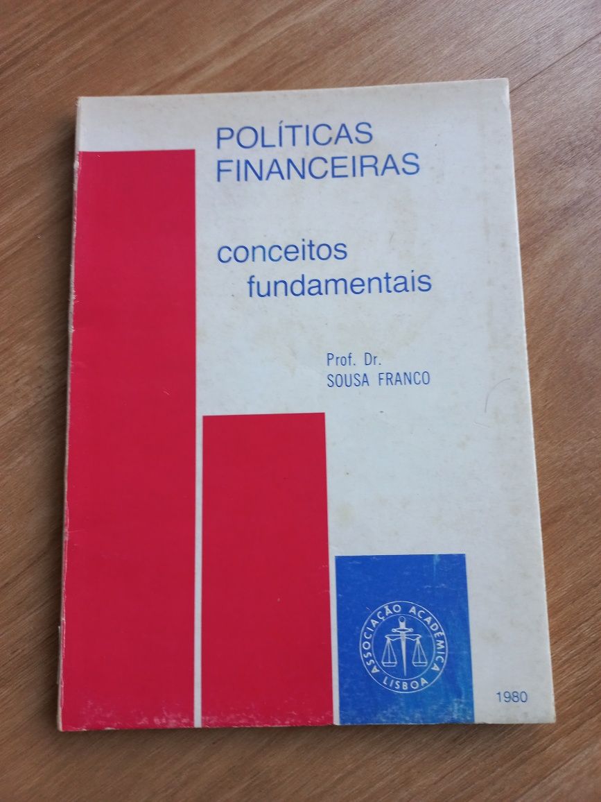 Livro Políticas Financeiras, de Sousa Franco