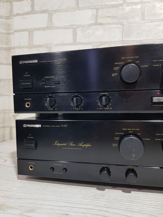 Стерео підсилювач PIONEER A-335+2/337+1, *2x90 Вт, б/у з Німеччини