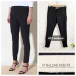 Eleganckie spodnie cygaretki premium suwaki po bokach styl preppy
