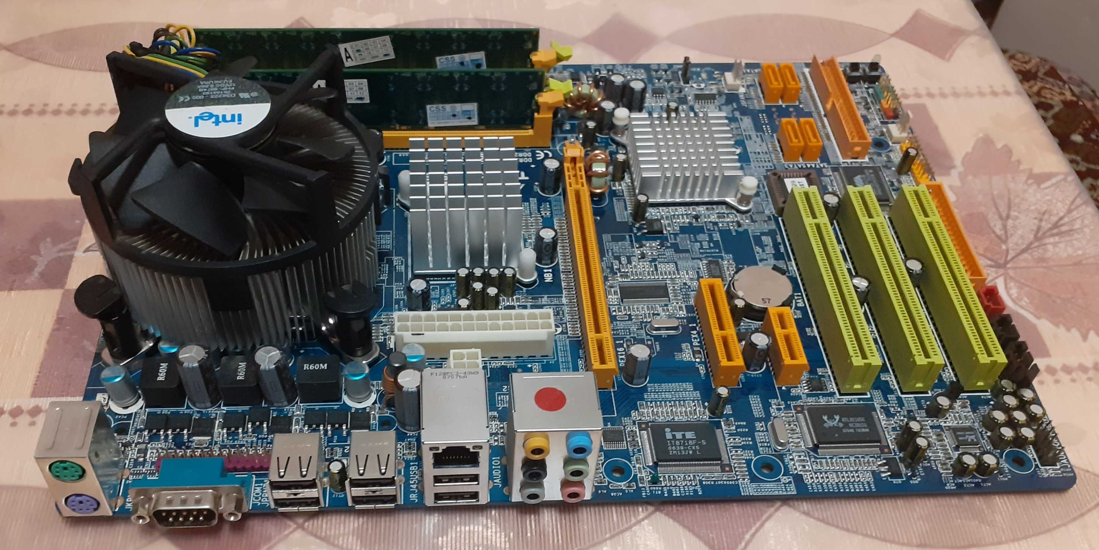 775 Biostar TForce P965 + Intel Core 2 Duo E4400 + 1 Gb DDR2 Тест ОК