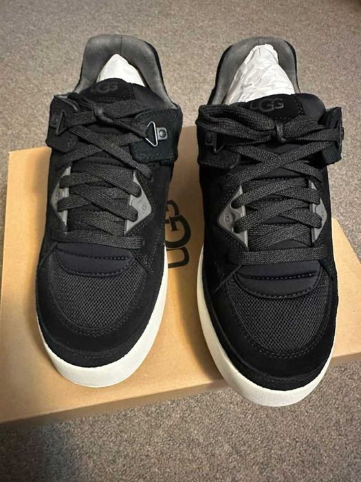 UGG 47 Оригинал Новые Кожаные Кроссовки Ботинки Черные США Деми Зима