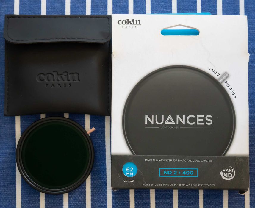 Filtro ND Variável Cokin Nuances ND2-ND400 /  62mm  / Alta Qualidade