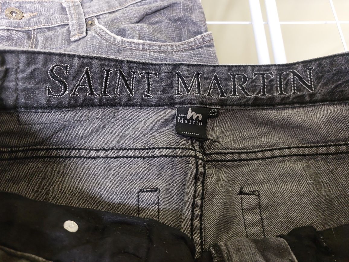 Spodnie męskie dżinsy jeansy Saint martin w34