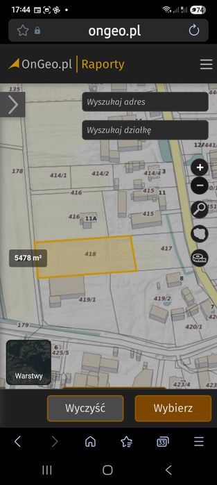 Działka pod market, magazyn, warsztat, usługowo budowlana 5500m2